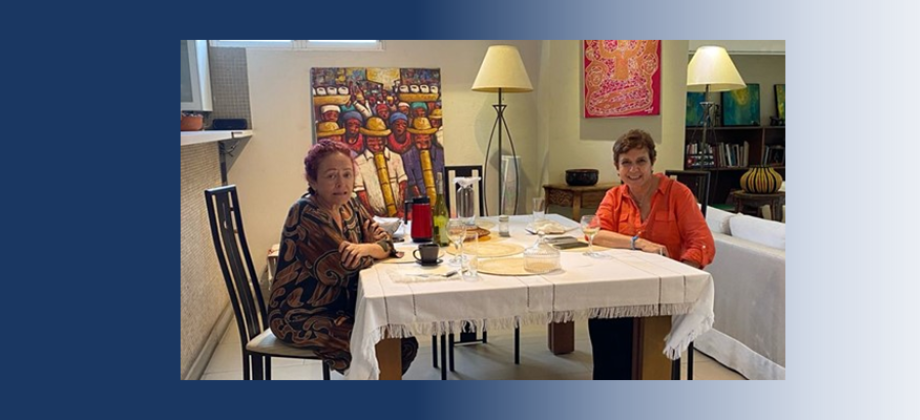Encuentro entre la Cónsul y la Representante de Naciones Unidas reafirma el compromiso con el pueblo haitiano y la paz