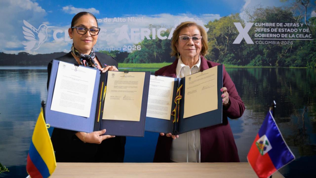 Colombia y Haití fortalecen su relación bilateral en el marco de la CELAC