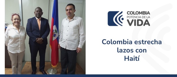 La Cónsul de Colombia Vilma Rocío Velásquez Uribe visitó el Ministerio de Ambiente de Haití