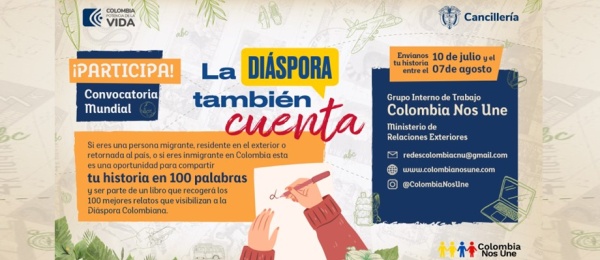 La Diáspora También Cuenta - Participa en la convocatoria con tu relato sobre la experiencia migratoria
