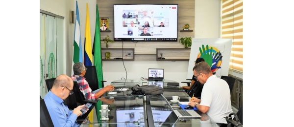 Foto en la que aparecen los participantes de la 1ª Reunión de Expertos de Colombia - Haití sobre la agenda de Seguridad Alimentaria en la República de Haití.